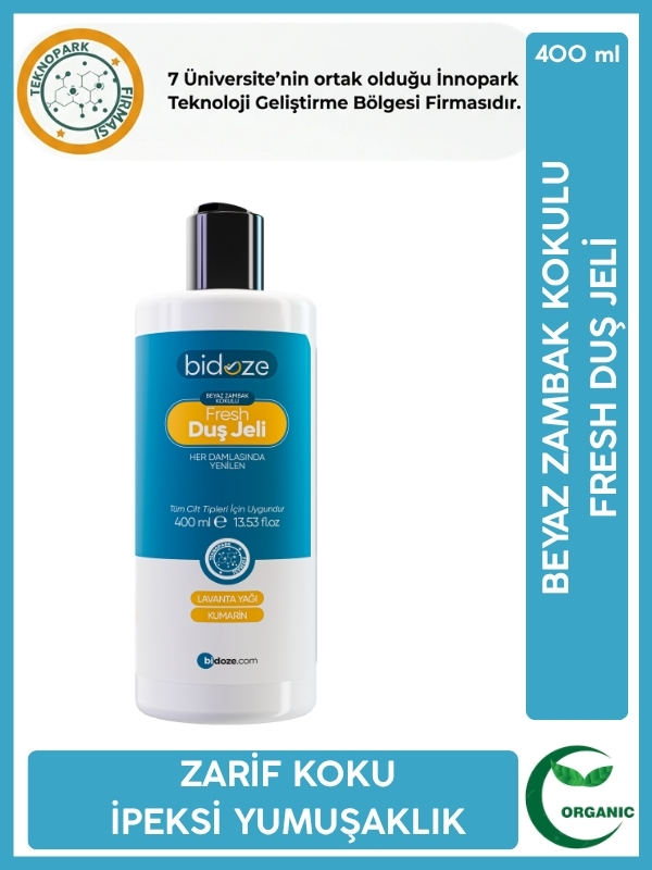 Bidoze Fresh Beyaz Zambak Kokulu Duş Jeli 400 Ml 